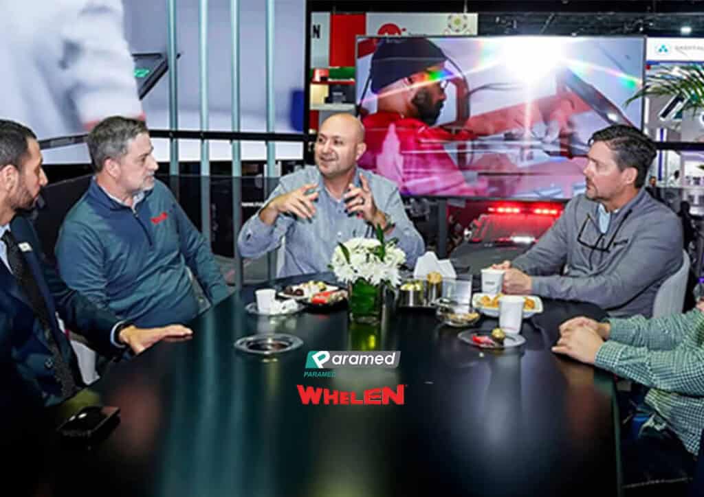 Whelen Team Visits Paramed Factory